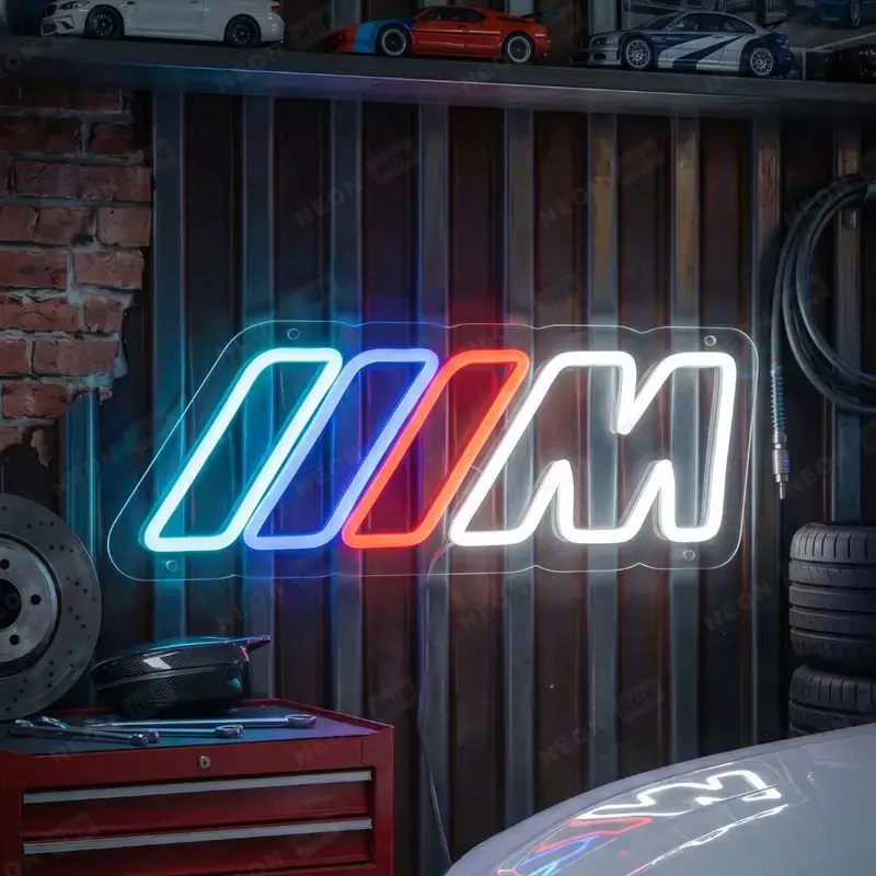 Неоновая вывеска BMW 2 — вид 2